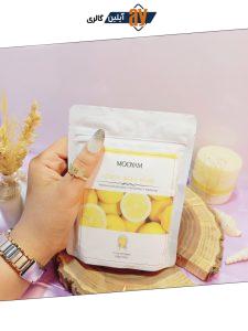 ماسک پودری 100 گرمی جوانسازی مویام MOOYAM با عصاره لیمو LEMON ساخت چین