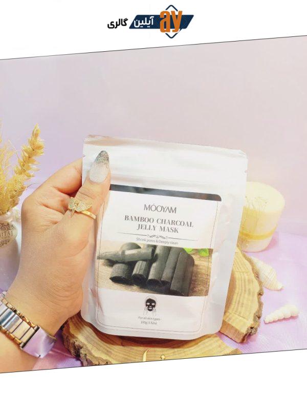 ماسک پودری 100 گرمی جوانسازی مویام MOOYAM با عصاره بامبو BAMBOO ساخت چین