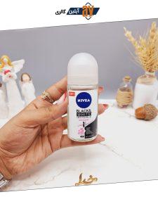 مام رول ضد تعریق زنانه نیوآ مدل BLACK WHITE حجم 50ml کد 5295