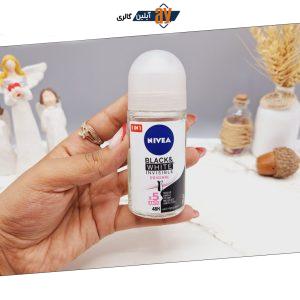 مام رول ضد تعریق زنانه نیوآ مدل BLACK WHITE حجم 50ml کد 5295