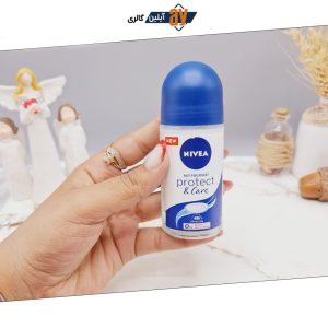 مام رول ضد تعریق زنانه نیوآ مدل Protect and Care حجم 50ml کد 2174