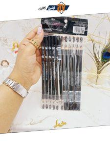 مداد چشم مات مشکی دارای ویتامین E  تراش دار هدا بیوتی HUDABEAUTY کد 80629