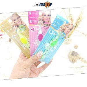 موچین ابرو دکمه دار طرح آبرنگی