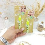 موچین ابرو دکمه دار طرح آبرنگی