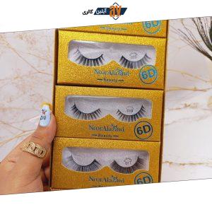 مژه مصنوعی NoorAlazawi beauty 9D کد JM03 کارتن طلایی