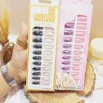 ناخن مصنوعی آینه ای رنگی نوک تیز برند FAIRY کد 1689