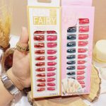 ناخن مصنوعی آینه ای رنگی نوک تیز برند FAIRY کد 1689