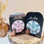 ناخن مصنوعی آینه ای رنگی نوک تیزلیزر LEZER کد 56775