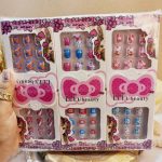 ناخن مصنوعی مربعی طرح دارهمراه چسب لیولیو بیوتی LULUBEAUTY کد 603