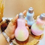 نمک حمام سفیدکننده و لایه بردار و تسکین دهنده درد طرح لامپی