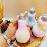 نمک حمام سفیدکننده و لایه بردار و تسکین دهنده درد طرح لامپی