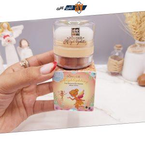 هایلایتر پد دار شاین ریز رنگ مسی مناسب کل بدن طرح پری برند POWDER کد XS-1096