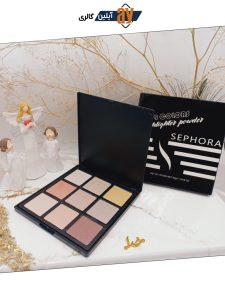 هایلایتر پرطرفدار 9 تایی سفورا SEPHORA کد 9091