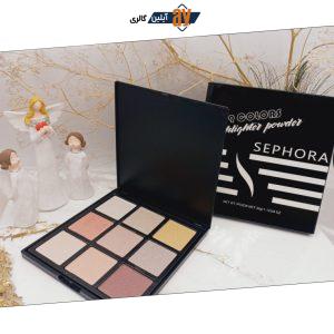 هایلایتر پرطرفدار 9 تایی سفورا SEPHORA کد 9091