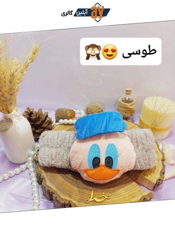 هدبند حوله ای دخترانه مدل جوجه اردک با کیفیت