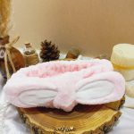 هدبند حوله ای دخترانه مدل خرگوش حلقه ای