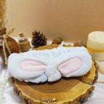 هدبند حوله ای دخترانه مدل خرگوش حلقه ای