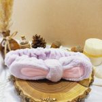 هدبند حوله ای دخترانه مدل خرگوش حلقه ای