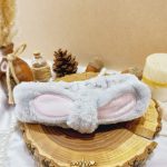 هدبند حوله ای دخترانه مدل خرگوش حلقه ای