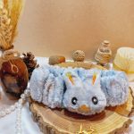 هدبند حوله ای دخترانه مدل  عروسک خرگوشی
