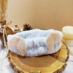 هدبند حوله ای طرح گربه