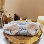 هدبند حوله ای طرح گربه