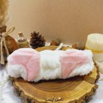 هدبند حوله ای طرح گربه
