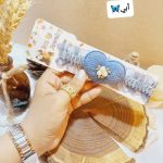 هدبند دخترانه مدل قلب مخمل نگین دار KAI QI JEWELRY کد 1977 2
