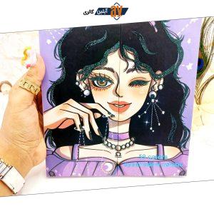 پالت سایه 59 رنگ طرح دختر باربی کد MWW_6001