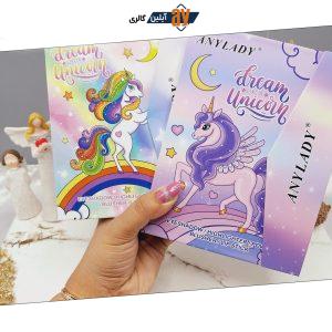 پالت سایه آنالیدی زیبا طرح اسب تک شاخ رویایی کد 8604C