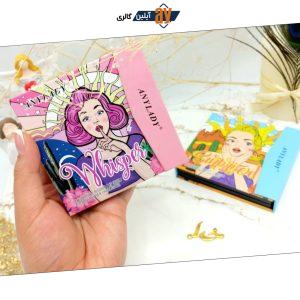 پالت سایه و رژ آنالیدی طرح دختر ANYLADY کد 8658FE