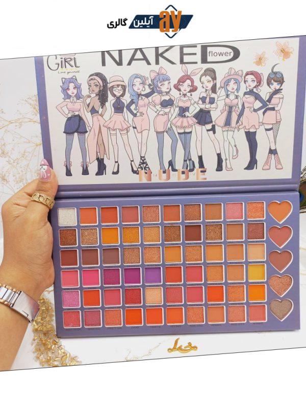 پالت سایه پر طرفدار بزرگ ناکد طرح دختران باربی NAKED کد NK180