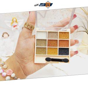 پالت سایه پر طرفدار نه رنگ گلیتری پینک کی pink key کد pk7616