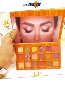 پالت سایه چشم 18 رنگ هدا بیوتی HUDABEAUTY کد LM777877 ( جلد نارنجی )