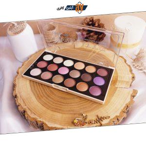 پالت سایه چشم و هایلاتیر 18 رنگ BBC BEAUTY مدل دایره ای