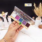 پالت سایه چشم گلیتری جذاب 5تایی Topcolor کد TC8003