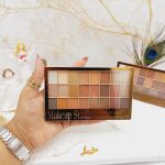 پالت  پرطرفدار سایه چشم 24 رنگ همراه با قلم برند میکاپ استودیو Makeup Studio کد GF429