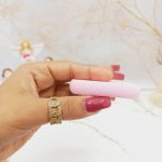 پد آرایش متوسط بسته دو عددی پینک کی pink key کد pt1144