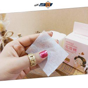 پد آرایش پاک کن پنبه کتان بسته 100 عددی بیوآکوا BIOAQUA
