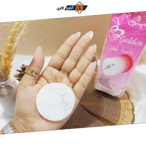 پد پنبه ای پاک کننده آرایش برند گلدن Golden کد 07250