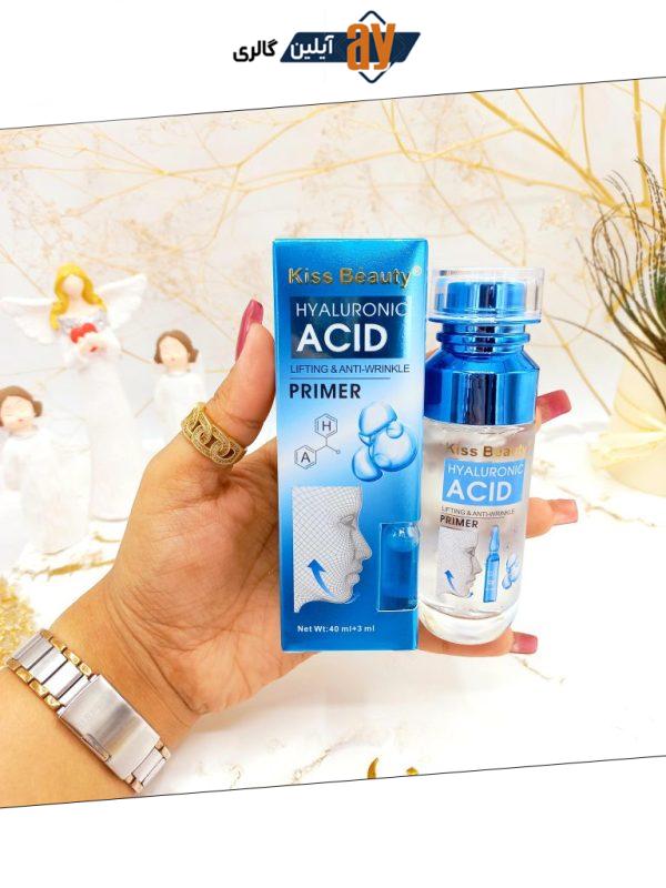 پرایمر لیفتینگ و ضد چروک قوی هیالورونیک اسید کیس بیوتی kiss beauty کد 682180