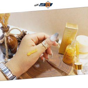 پرایمر و سرم صورت طلایی فارسالی farsali مدل 24K GOLD ELIXIR