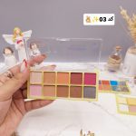 پلت سایه رنگی تابستانه برند Via letvass طرح خرس رنگین کمان کد 2313