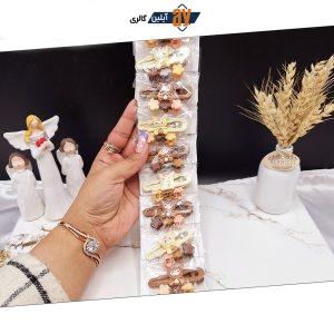 پنس و گیره مو 10 عددی نود فانتزی طرح دوم