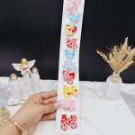 پک 10 عددی کش مو رنگی طرح خرگوش شماره 2