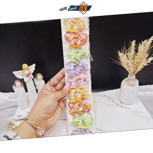پک 10 عددی کش مو رنگی طرح خرگوش