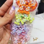 پک 10 عددی کش مو رنگی طرح خرگوش