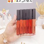 پک 12 عددی رژ مایع برند کیس ویولت KISS Violet کد YL1006