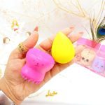 پک 2 تایی فیش براش و پد تخم مرغی Makeup Sponge کد 5565