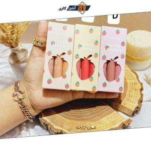 پک 3 عددی رژ لب مایع میوه ایی اورجینال دراگون Dragon Ranee